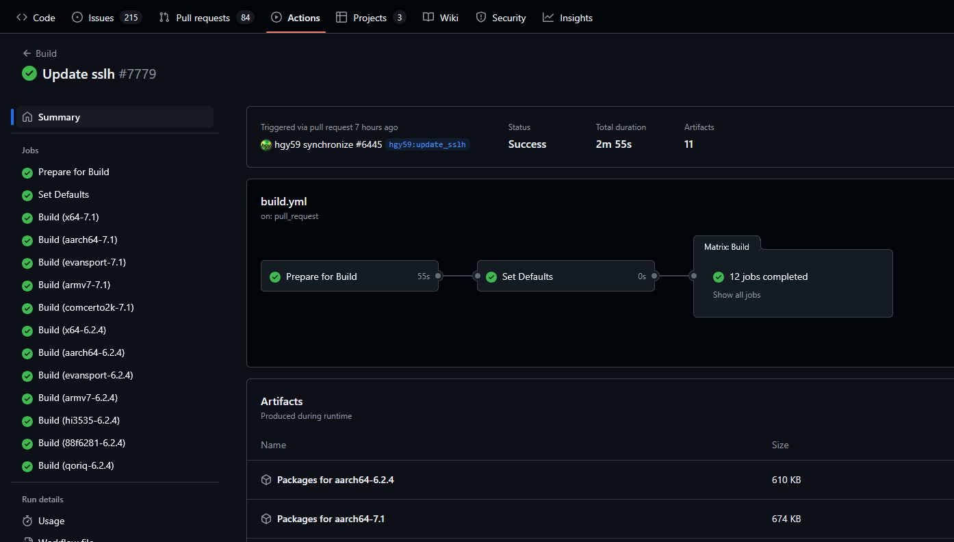 GitHub Actions Artifacts